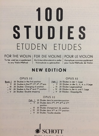 100 estudios violín 1ª parte Op.32 por Sitt. Archives - Tienda